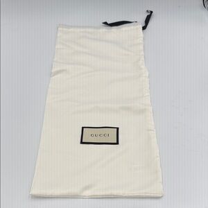Gucci Cream Long Silky Dust Bag